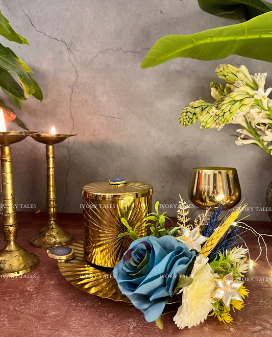 Embedded Gold Platter
